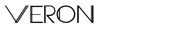 Veron font preview
